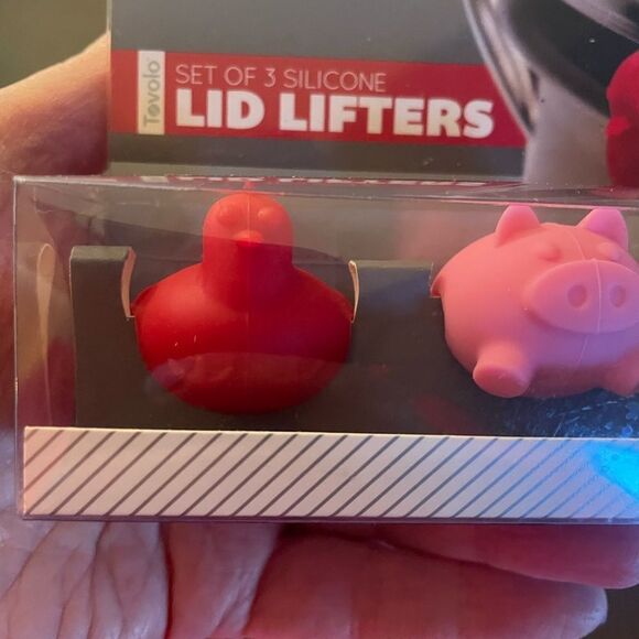 Tovolo Silicone Animal Lid Lifters - Picture 4 of 8